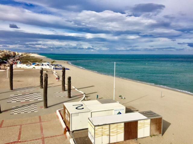 Barcaresa-Villa Vue Mer Acces Direct Plage - Piscine Le Barcarès Dış mekan fotoğraf