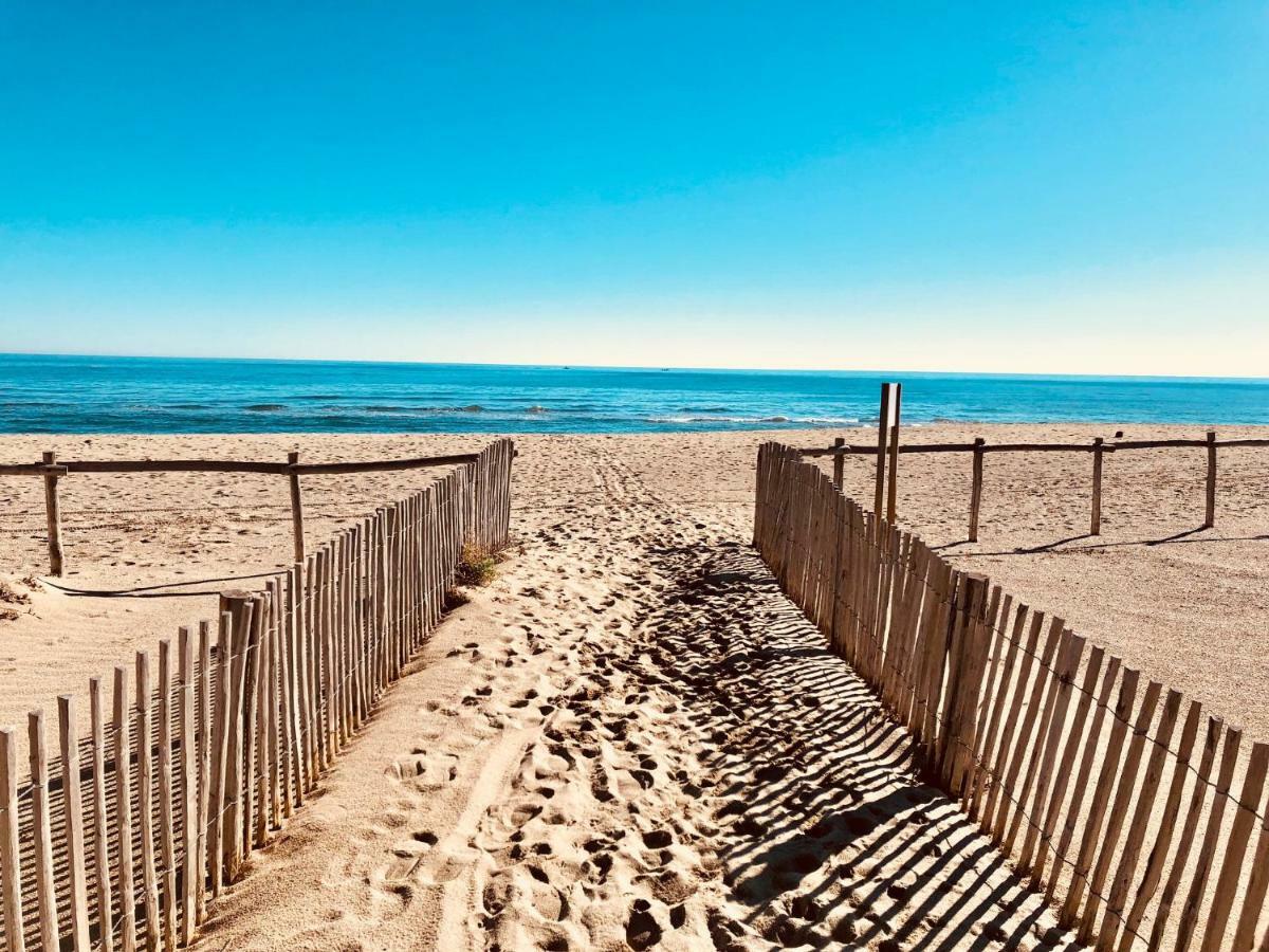 Barcaresa-Villa Vue Mer Acces Direct Plage - Piscine Le Barcarès Dış mekan fotoğraf
